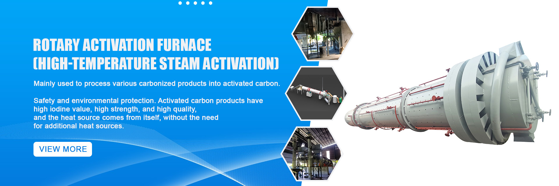 qualidade Máquina de produção de carbono ativado fábrica
