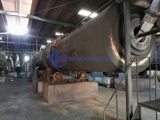 Forno rotativo de carbono ativado industrial para produção de carbono ativado em grande volume