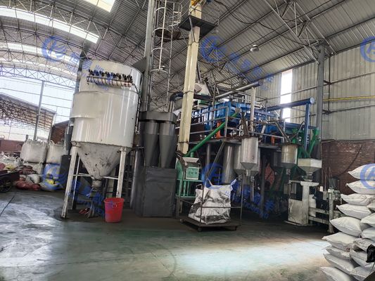 Máquina de embalagem granular de 25 kg-3 t com sistema de controlo PLC