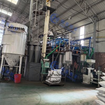 Dispositivo de embalagem granular branca personalizável para embalagem de 25 kg a 3 t em branco